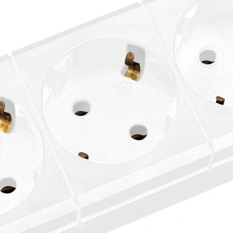 Сетевой фильтр Buro BU-SP5_USB_2A-W 5м (6 розеток) белый (коробка) - купить недорого с доставкой в интернет-магазине