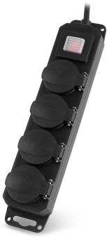 Сетевой фильтр Buro 400MDP-3-B 3м (4 розетки) черный (коробка) - купить недорого с доставкой в интернет-магазине