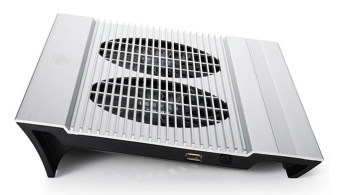 Подставка для ноутбука Deepcool N8 (DP-N24N-N8SR) 17" 380x278x55мм 25дБ 3xUSB 2x 140ммFAN 1244г алюминий серебристый - купить недорого с доставкой в интернет-магазине