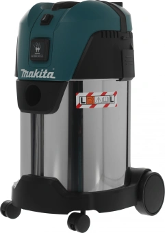 Строительный пылесос Makita VC3011L (уборка: сухая/влажная) зеленый - купить недорого с доставкой в интернет-магазине