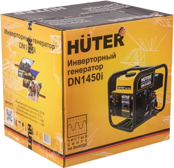 Генератор Huter DN1450i 1.3кВт - купить недорого с доставкой в интернет-магазине