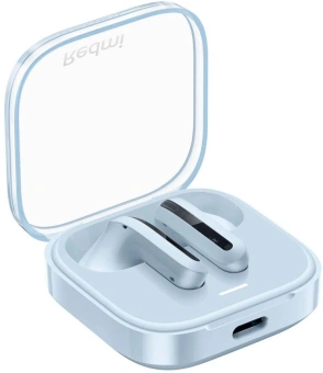 Гарнитура вкладыши Xiaomi Buds 6 Active M2344E1 синий беспроводные bluetooth в ушной раковине (BHR8394GL) - купить недорого с доставкой в интернет-магазине