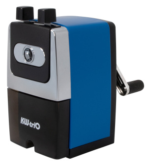 Точилка для карандашей механическая Kw-Trio 307Ablue 307A-BLU 1 отверстие металл синий - купить недорого с доставкой в интернет-магазине