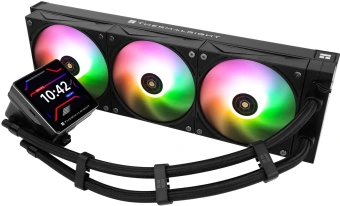 Система водяного охлаждения Thermalright Grand Vision 360 ARGB Soc-AM5/AM4/1151/1200/2066/2011/1700 черный 4-pin 29.4dB Al LCD Ret (G-VISION-360-BL-ARGB) - купить недорого с доставкой в интернет-магазине