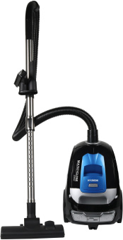 Пылесос Hyundai HYV-C2530 2200Вт черный/синий - купить недорого с доставкой в интернет-магазине