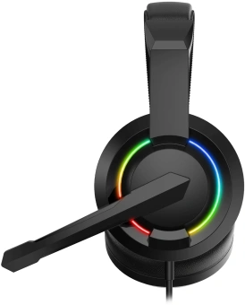 Наушники с микрофоном Оклик HS-L315G черный 1.8м накладные USB оголовье (2007552) - купить недорого с доставкой в интернет-магазине