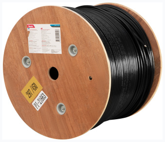 Кабель сетевой Buro BU-CCA-050-FTP-OUTDOOR FTP 4 пары solid 0.5мм CCA 305м черный outdoor (упак.:1шт) - купить недорого с доставкой в интернет-магазине
