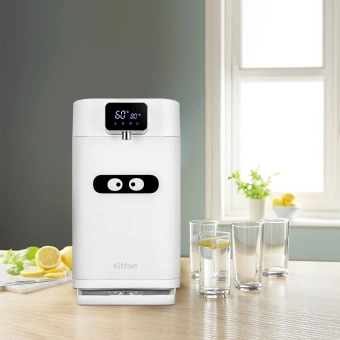 Термопот Kitfort КТ-2515 4.5л. 1450Вт белый - купить недорого с доставкой в интернет-магазине