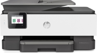 МФУ струйный HP OfficeJet 8023 (1KR64B) A4 Duplex WiFi черный - купить недорого с доставкой в интернет-магазине