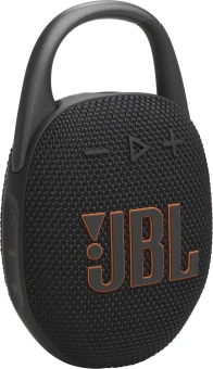 Колонка порт. JBL Clip 5 черный 7W Mono BT 10м 1400mAh - купить недорого с доставкой в интернет-магазине