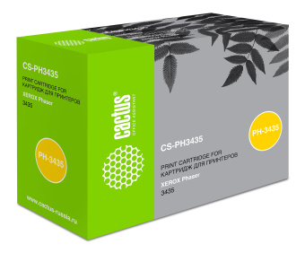 Картридж лазерный Cactus CS-PH3435 106R01415 черный (10000стр.) для Xerox Phaser 3435/3435dn - купить недорого с доставкой в интернет-магазине