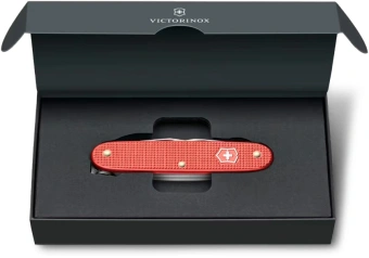 Нож перочинный Victorinox Pioneer X Alox LE 2025 Stone Red (0.8231.L25) 93мм 9функц. красный подар.коробка - купить недорого с доставкой в интернет-магазине