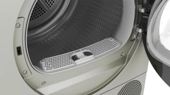 Сушильная машина Bosch Serie 6 WQK2521XME пан.англ. макс.загр.:10кг серебристый - купить недорого с доставкой в интернет-магазине