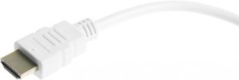 Переходник аудио-видео Premier 5-983 HDMI (m)/VGA (f)/Jack 3.5 (f) 0.15м. белый - купить недорого с доставкой в интернет-магазине