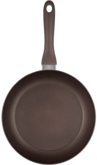 Сковорода Rondell Grillage RDA-1431 круглая 28см покрытие: Xylan Plus ручка несъемная (без крышки) коричневый - купить недорого с доставкой в интернет-магазине