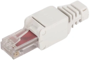 Коннектор Lanmaster LAN-TMP-S6 полев.RJ45 кат.6 STP бел. - купить недорого с доставкой в интернет-магазине