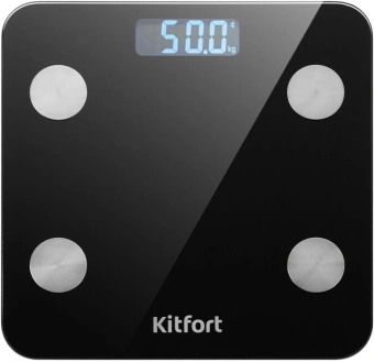 Весы напольные электронные Kitfort КТ-805 макс.180кг черный - купить недорого с доставкой в интернет-магазине