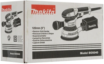 Эксцентриковая шлифмашина Makita BO5040 300Вт D125мм - купить недорого с доставкой в интернет-магазине