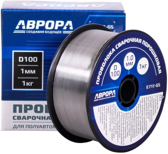Проволока свар. Aurora E71T-GS D1мм 1000гр (39779) - купить недорого с доставкой в интернет-магазине