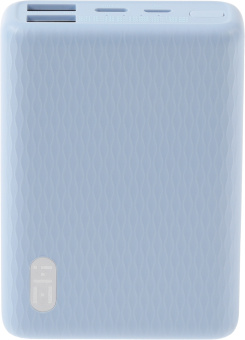 Мобильный аккумулятор ZMI QB817 10000mAh QC3.0/PD3.0 22.5W 3A 2xUSB-A/USB-C голубой (QB817 BLUE) - купить недорого с доставкой в интернет-магазине