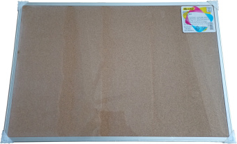 Доска пробковая Silwerhof 60x90см алюминиевая рама - купить недорого с доставкой в интернет-магазине