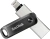 Флеш Диск Sandisk 64GB iXpand Go SDIX60N-064G-GN6NN USB3.0 черный/серебристый - купить недорого с доставкой в интернет-магазине