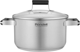 Кастрюля Rondell Bayoneta RDS-1807 3.1л. d=20см (с крышкой) стальной - купить недорого с доставкой в интернет-магазине