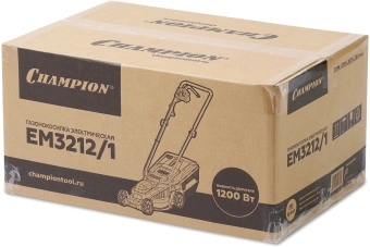 Газонокосилка ручная Champion EM3212/1 1.2Вт - купить недорого с доставкой в интернет-магазине
