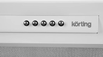 Вытяжка встраиваемая Korting KHI 6530 W белый управление: кнопочное (1 мотор) - купить недорого с доставкой в интернет-магазине