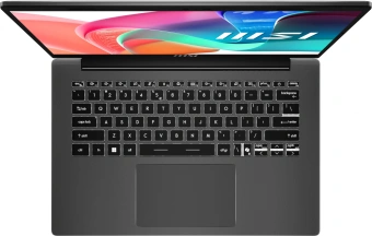 Ноутбук MSI Modern 14 F13MG-208RU Core i7 1355U 16Gb SSD512Gb Intel Iris Xe graphics 14" IPS FHD (1920x1080) Windows 11 Professional grey WiFi BT Cam (9S7-14S121-208) - купить недорого с доставкой в интернет-магазине