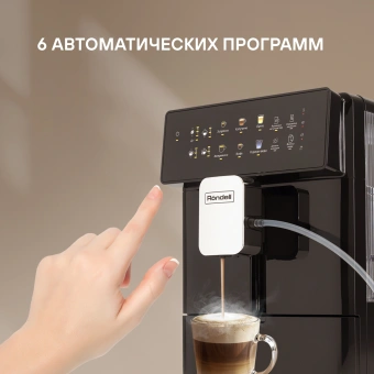Кофемашина Rondell RDE-1115 1400Вт черный - купить недорого с доставкой в интернет-магазине