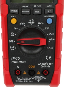 Мультиметр RGK DM-40 цифровой красный/черный (776431) - купить недорого с доставкой в интернет-магазине