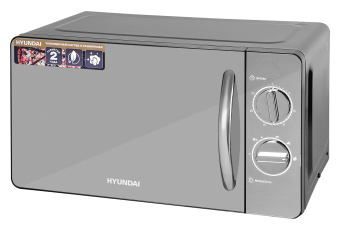 Микроволновая Печь Hyundai HYM-M2007 20л. 700Вт черный/хром - купить недорого с доставкой в интернет-магазине