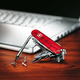 Нож перочинный Victorinox CyberTool M (1.7725.T) 91мм 34функц. красный карт.коробка - купить недорого с доставкой в интернет-магазине
