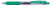 Ручка гелев. автоматическая Zebra Sarasa Clip (14314) d=0.5мм зел. черн. сменный стержень линия 0.3мм резин. манжета зеленый - купить недорого с доставкой в интернет-магазине