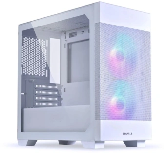Корпус Lian-Li Lancool 205M Mesh белый без БП mATX 3x120mm 2x140mm 2xUSB3.0 audio bott PSU - купить недорого с доставкой в интернет-магазине