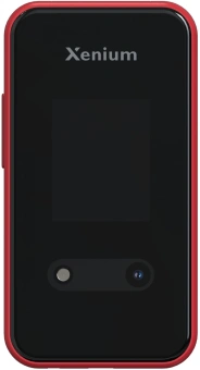 Мобильный телефон Xenium X680 красный раскладной 2Sim 2.8" 240x320 Nucleus 0.3Mpix GSM900/1800 MP3 FM microSD max32Gb - купить недорого с доставкой в интернет-магазине