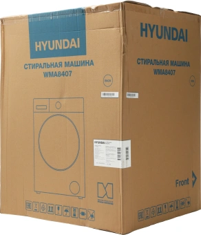 Стиральная машина Hyundai WMA8407 класс: A+++ загр.фронтальная макс.:8кг темно-серый инвертор - купить недорого с доставкой в интернет-магазине