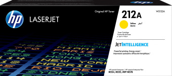 Картридж лазерный HP 212A W2122A желтый (4500стр.) для HP CLJ Enterprise M554/M555 - купить недорого с доставкой в интернет-магазине