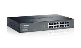 Коммутатор TP-Link TL-SG1016DE (L2) 16x1Гбит/с управляемый - купить недорого с доставкой в интернет-магазине