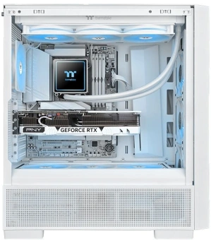 Система водяного охлаждения Thermaltake TH360 V3 Snow ARGB Soc-AM5/AM4/1200/1700/1851 белый 4-pin 37.8dB Al Ret (CL-W468-PL12SW-A) - купить недорого с доставкой в интернет-магазине