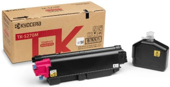 Картридж лазерный Kyocera TK-5270M 1T02TVBNL0 пурпурный (6000стр.) для Kyocera M6230cidn/M6630cidn/P6230cdn - купить недорого с доставкой в интернет-магазине