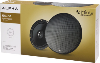 Колонки автомобильные Infinity Alpha 6520 280Вт 91дБ 4Ом 16см (6.5дюйм) (ком.:2кол.) коаксиальные двухполосные - купить недорого с доставкой в интернет-магазине