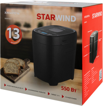 Хлебопечь Starwind SBMP0921 550Вт черный - купить недорого с доставкой в интернет-магазине
