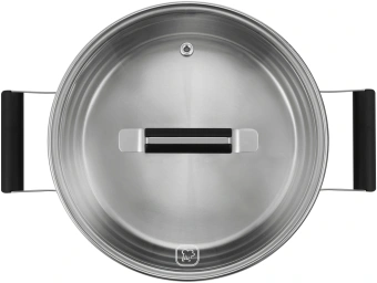 Кастрюля Rondell Bayoneta RDS-1808 5.1л. d=24см (с крышкой) стальной - купить недорого с доставкой в интернет-магазине