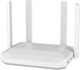 Роутер беспроводной Keenetic Giga (KN-1012) AX3000 10/100/1000BASE-TX/SFP/4g ready белый - купить недорого с доставкой в интернет-магазине
