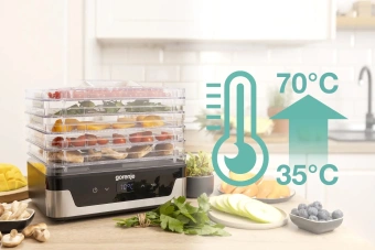 Сушка для фруктов и овощей Gorenje FDK400DE 5под. 240Вт нержавеющая сталь - купить недорого с доставкой в интернет-магазине