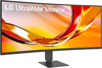 Монитор LG 34" UltraWide 34U640B-B черный VA LED 21:9 HDMI матовая HAS 300cd 178гр/178гр 3440x1440 144Hz FreeSync Premium DP UW USB 7.7кг - купить недорого с доставкой в интернет-магазине