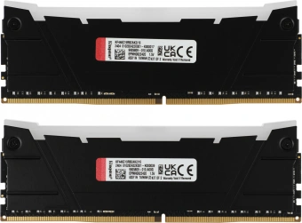 Память DDR4 2x8GB 4600МГц Kingston KF446C19RB2AK2/16 Fury Renegade RGB RTL Gaming PC4-36800 CL19 DIMM 288-pin 1.5В kit single rank с радиатором Ret - купить недорого с доставкой в интернет-магазине