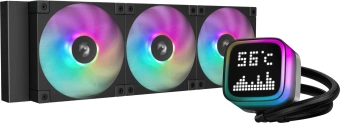 Система водяного охлаждения Deepcool LP360 ARGB Soc-AM5/AM4/1200/1700/1851 черный 4-pin 38.71dB Al LCD 350W 1716gr Ret (R-LP360-BKMSNC-G-1) - купить недорого с доставкой в интернет-магазине